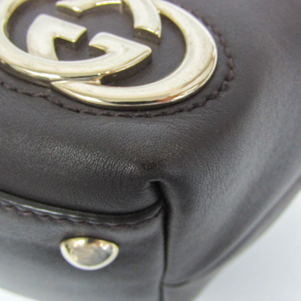 GUCCI Brown Leather Tote Bag - Picture 5 of 15